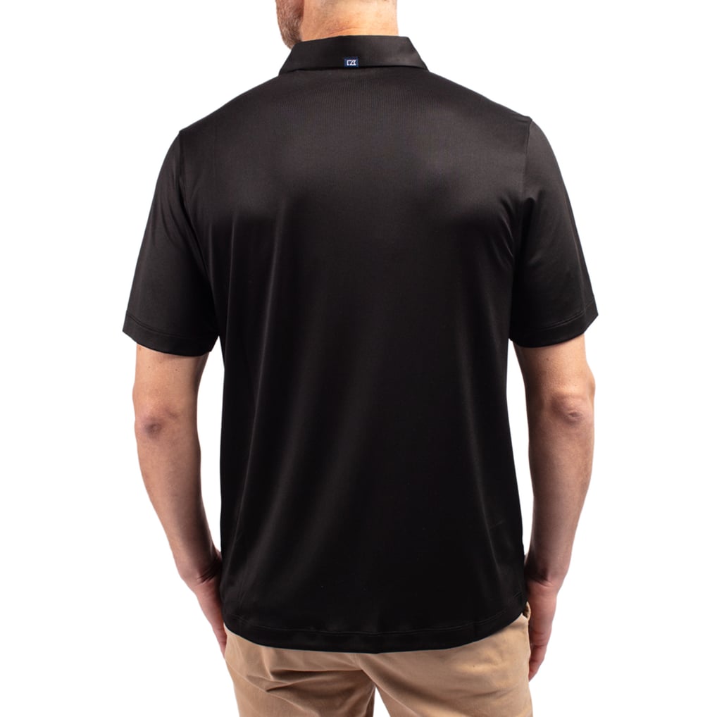  Marshall Thundering Herd Cutter & Buck Forge Eco Stretch Recycled Polo - Black